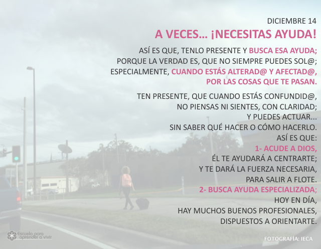 A veces... ¡necesitas ayuda!